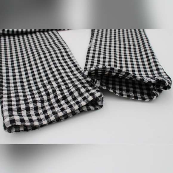 Lowry's Farm Black & White Checker Cropped Jeans – Women’s XS - Picture 3 of 6